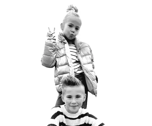 2 kindjes knippen