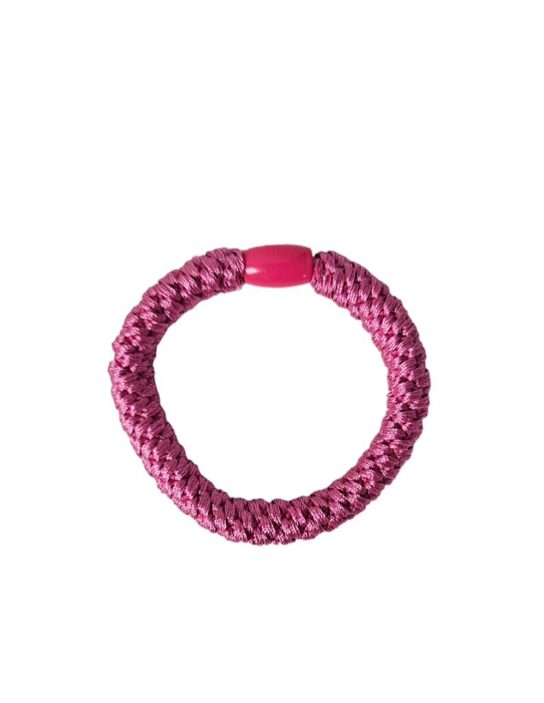 Haarelastiekjes bracelet roos