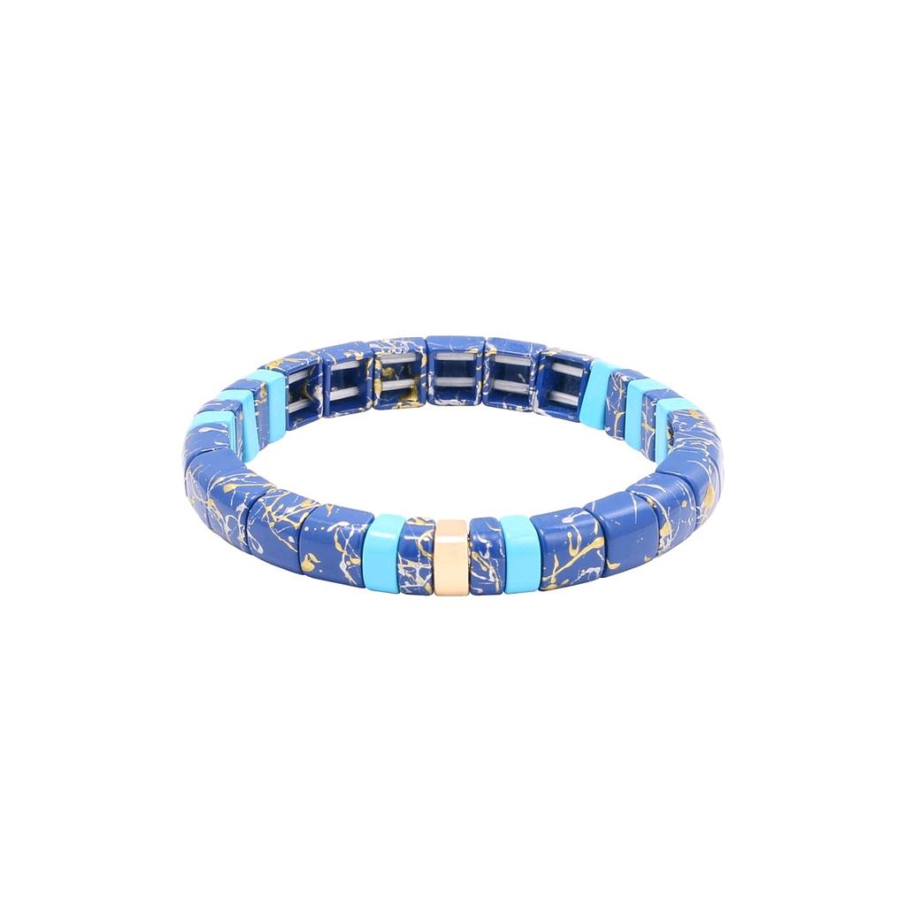 Armband Marbleous blauw