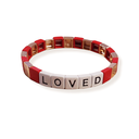 Armband Rood / Goud Loved