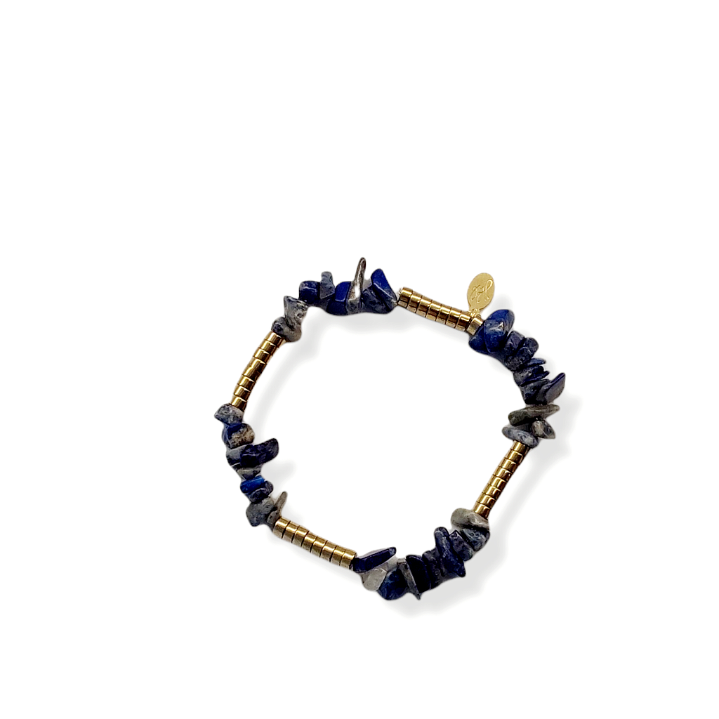 Armband Blauw / Goud