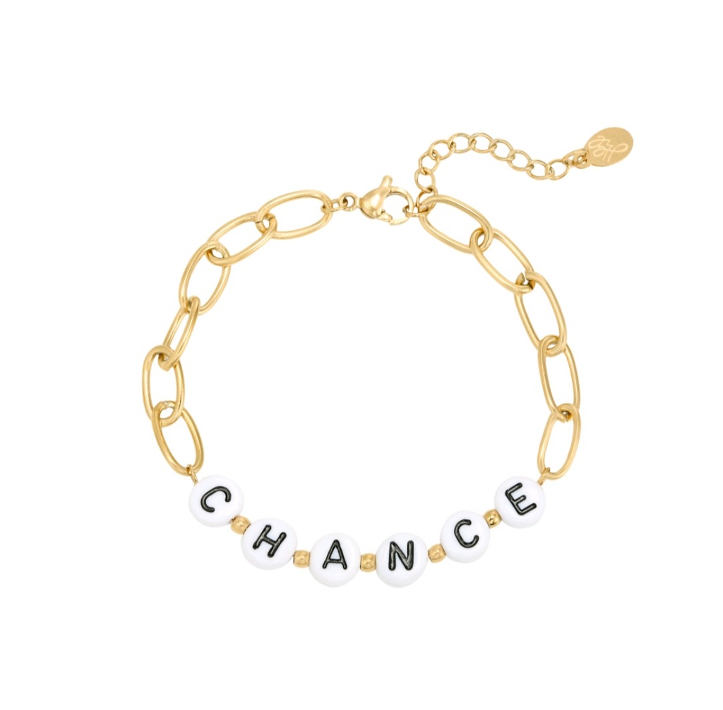 Armband Beads Chance Goud