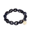 Armband Biba schakel zwart blauw