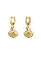 Oorbellen met bedel schelpjes - goud