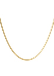 Ketting plat met print - goud