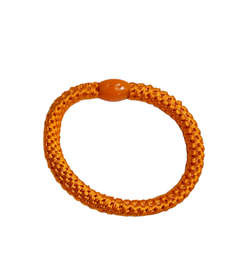 Haarelastiekjes bracelet oranje