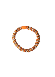 Haarelastiekjes bracelet oranje / roos/ wit