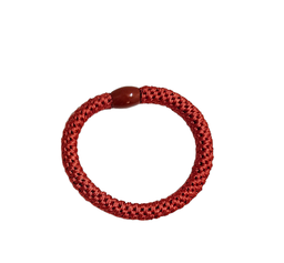 Haarelastiekjes bracelet rood