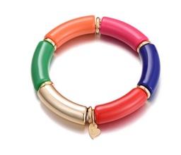 Armband Sweet 7 multicolor / goud